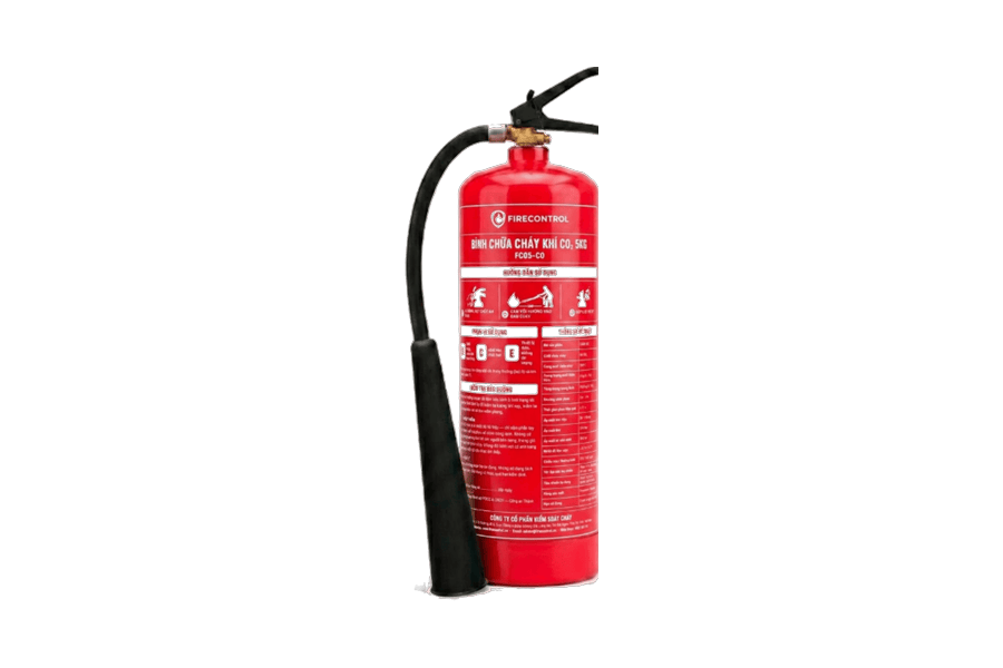 Bình chữa cháy khí CO2 do nhà máy FIRECONTROL sản xuất