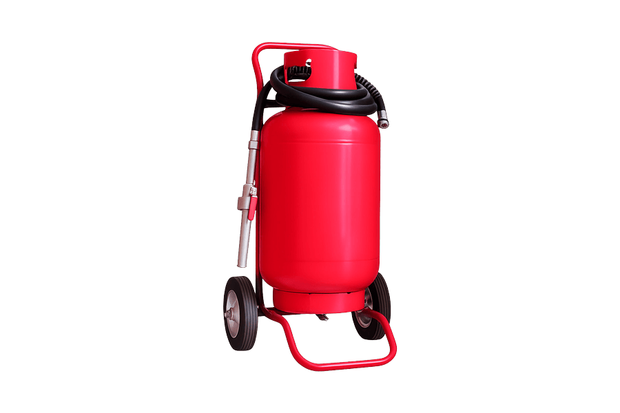 Bình chữa cháy xe đẩy 35kg do nhà máy FIRECONTROL sản xuất
